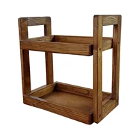 استند چوبی رومیزی مدل دو طبقه A30