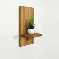 شلف گلدان دیواری چوبی _ مسترکلاغ