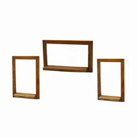 شلف چوبی دیواری مجموعه 3عددی