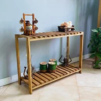 قفسه چوبی دو طبقه دستساز | مسترکلاغ