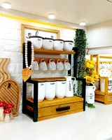 استند پاسماوری چوبی مدل دو رنگ _ مسترکلاغ