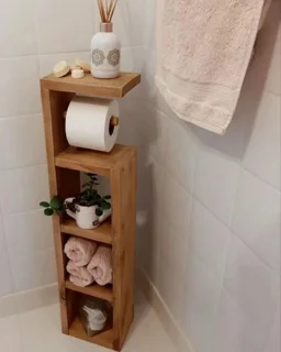 استند چوبی نظم دهنده حمام ایستاده